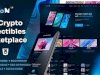 CryptoN v1.0 – NFT Collectibles Marketplace HTML Template Free