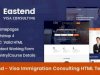 Eastend v1.1 – Immigration Visa Consulting HTML Template Free