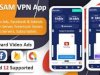 SAM VPN App v5.0 – Secure VPN and Fast Servers VPN | Reward Video Ads | Subscription | Admob & FB Ads Source Code