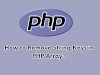 How to Remove String Keys in PHP Array?