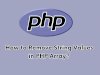 How to Remove String Values in PHP Array?