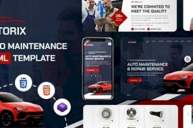 Autorix v1.0 – Auto Maintenance HTML Template Free