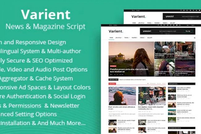 Varient v2.1.1 Nulled – News and Magazine Script (Update)