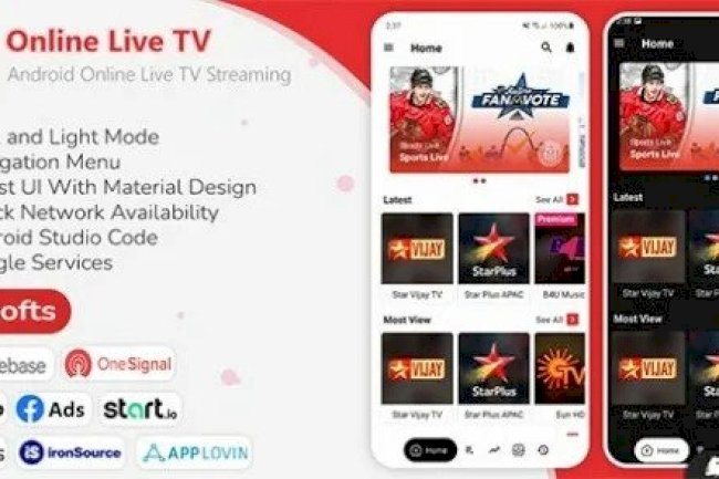 Android Online Live TV Streaming v6.0 – App Source Code