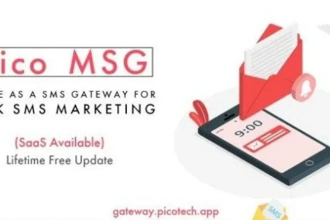 PicoMSG v1.3 Nulled – Phone As an SMS Gateway For Bulk SMS Marketing