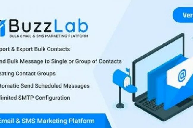 BuzzLab v1.1 Nulled – Bulk Email And SMS Marketing Platform PHP Script