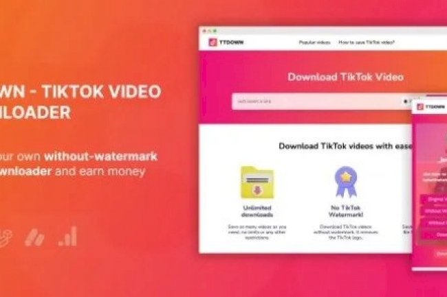 TikTok Video Downloader Without Watermark & Music Extractor v3.0.5 Nulled Script