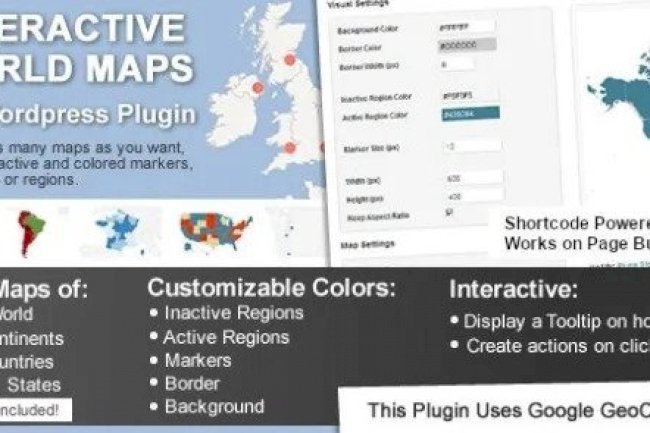 Interactive World Maps v2.4.11 – WordPress Plugin