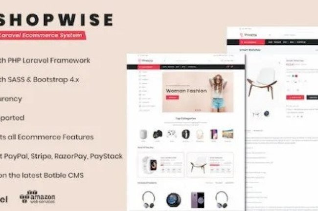 Shopwise v1.25.0 Nulled – Laravel Ecommerce System Nulled Script