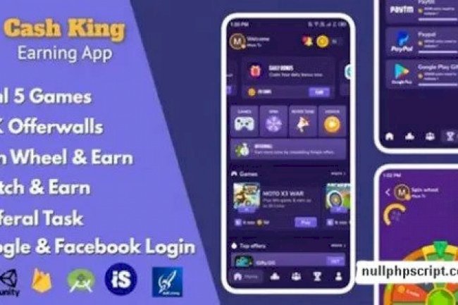Cash King v1.1 – Android Earning App With Admin Panel App Source