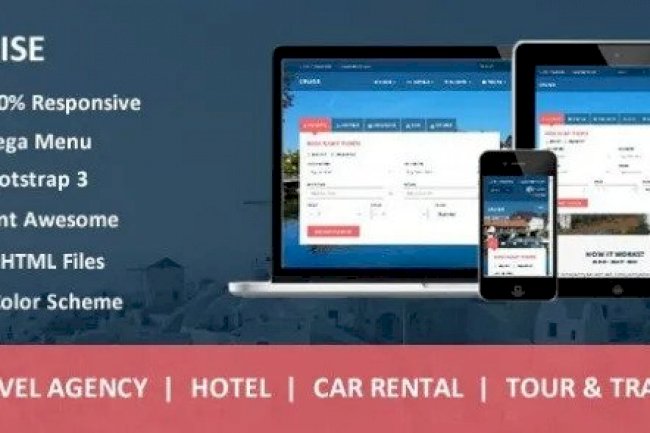 Cruise v1.0 – Responsive Travel Agency Template Free