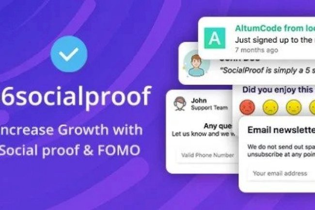 66socialproof v21.0.0 Nulled – Social Proof & FOMO Widgets Notifications (SAAS) Script
