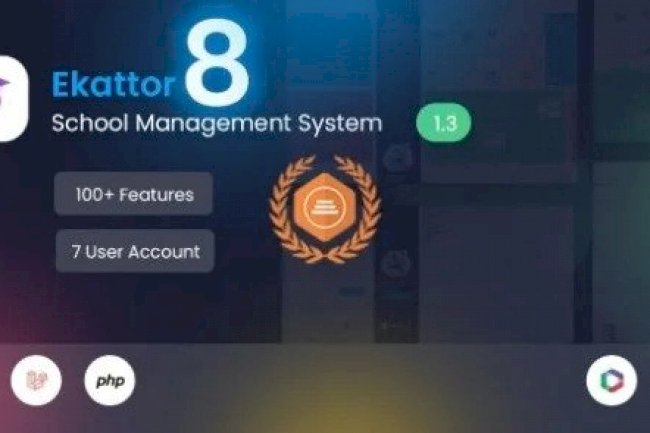 Ekattor 8 v1.3 Nulled – School Management System SASS PHP Script