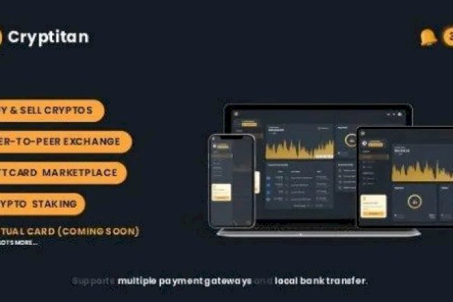 Cryptitan v3.0.0 – Multi-featured Crypto Software & Digital Marketplace PHP Script