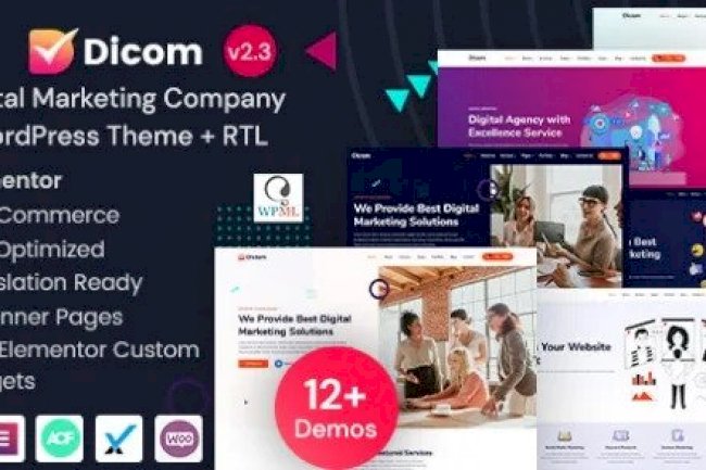 Dicom v2.3 Nulled – IT Startup & SEO Marketing Services WordPress Theme
