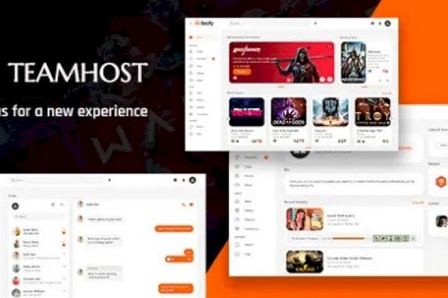 TeamHost v1.0 – Gaming Community HTML Template Free
