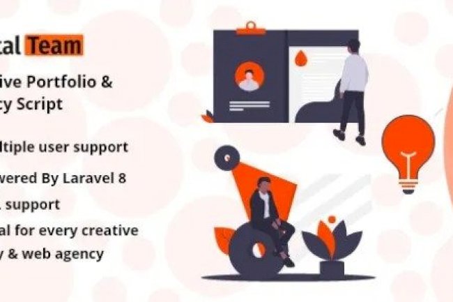 DigitalTeam v1.0 – Creative Portfolio & Agency Script