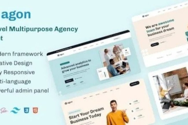 Agon v1.0.4 Nulled – Laravel Multipurpose Agency Script