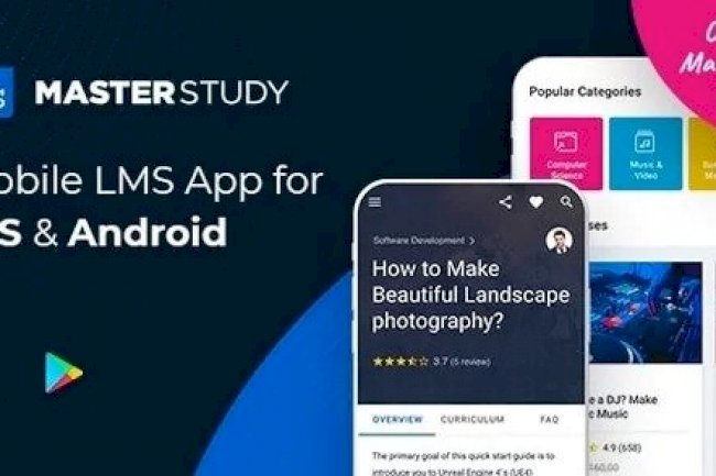 MasterStudy LMS Mobile App v2.2.0 – Flutter iOS & Android App Source