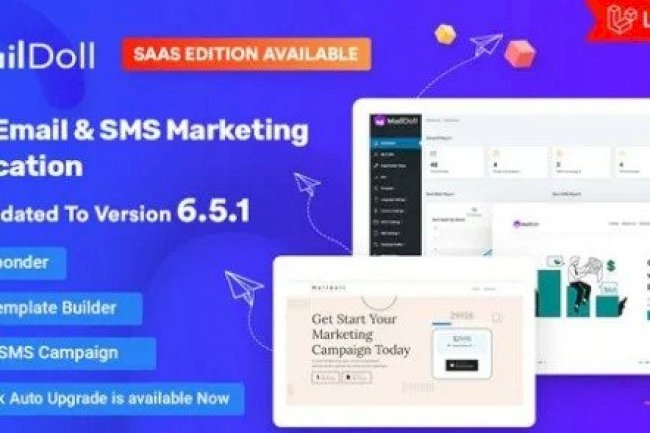 Maildoll v6.5.3 – Email Marketing & SMS Marketing SaaS Application Free