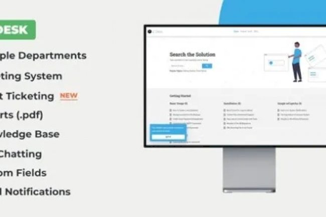 Z Desk v1.6 Nulled – Support Tickets System with Knowledge Base and FAQs PHP Script