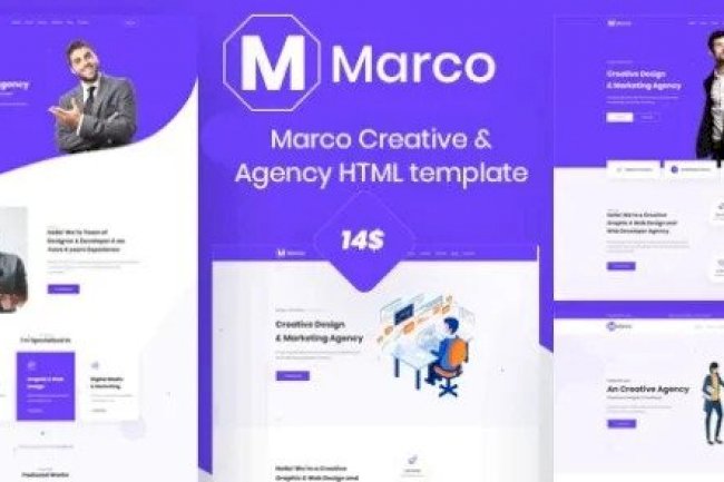 Marco v1.0 – Creative & digital Agency HTML Template Free