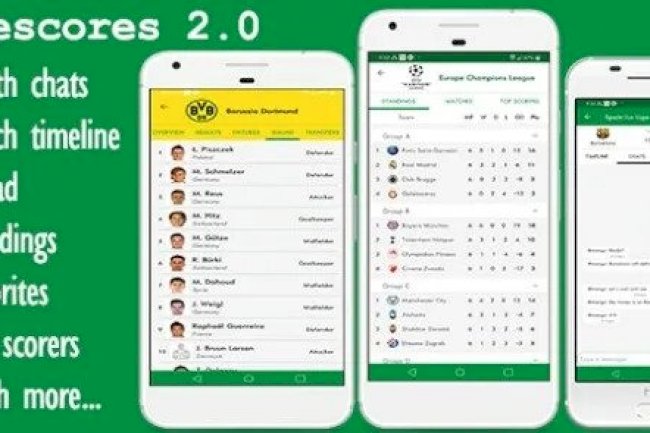 LiveScore v2.0 – Football Android Full App (Admob) Source Code