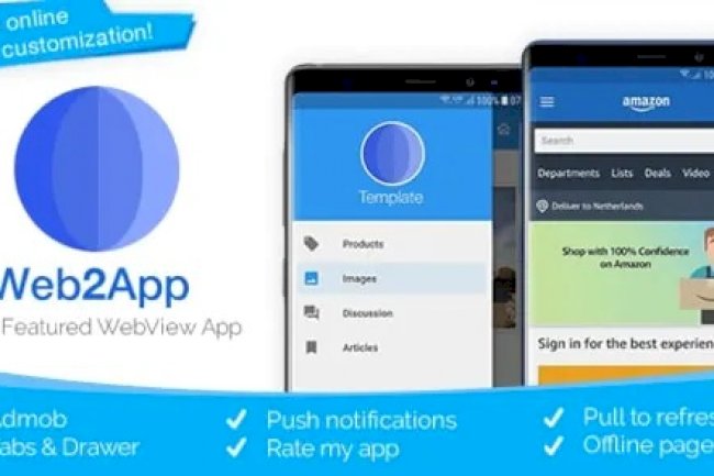 Web2App v3.4.2 – Quickest Feature-Rich Android Webview App Source