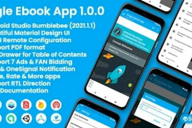 Single Ebook App v1.0.0 – Android App Source