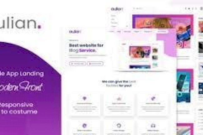 Aulian v2.0 – Responsive Landing Page Blogger Template