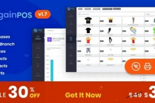 Gain POS v1.7 Nulled – Inventory and Sales Management System PHP Script