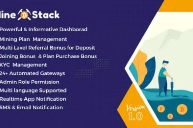 MineStack v1.0 – A Cloud Mining Platform PHP Script