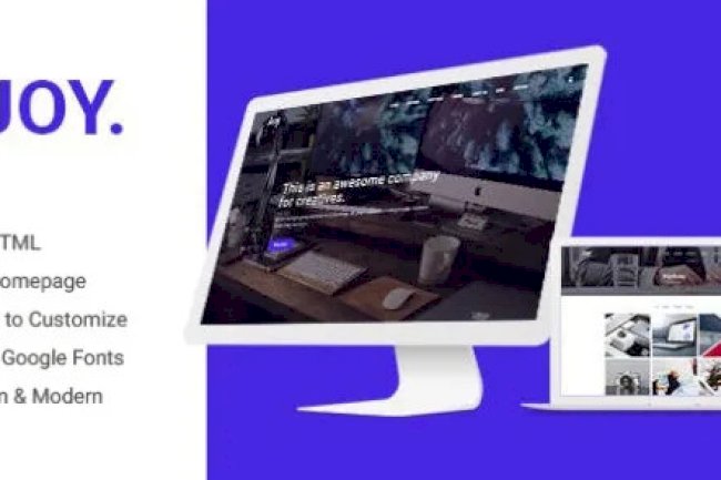 Joy v1.0 – Creative Agency and One page HTML5 And Sass Template Free