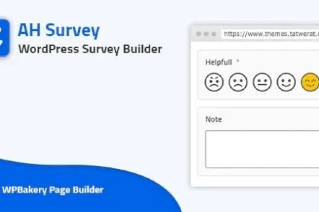 AH Survey v1.7.4 – Survey Builder With Multiple Questions Types Plugin