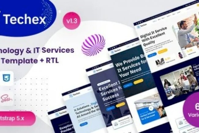 Techex v1.3 – Technology & IT Services HTML Template