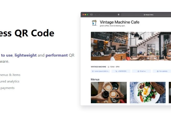 66qrmenu v20.0.0 Nulled – Touchless QR Code Menus PHP Script