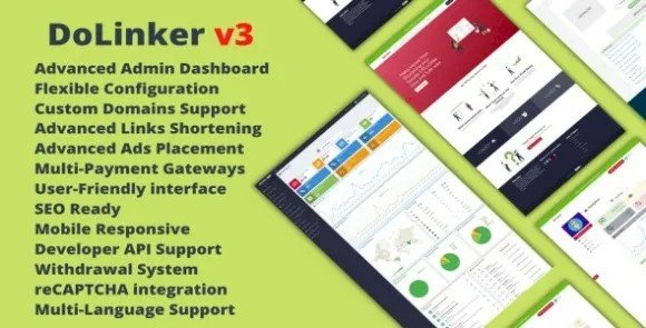 DoLinker v3.0.1 – Ultimate URL Shortener Platform Script
