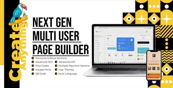 Rio Pages v2.4 Nulled – Next Gen Multi User Page Builder PHP Script