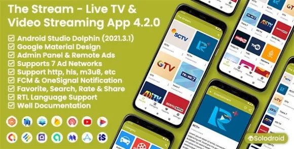 The Stream v4.2.0 Nulled – Live TV & Video Streaming App Source